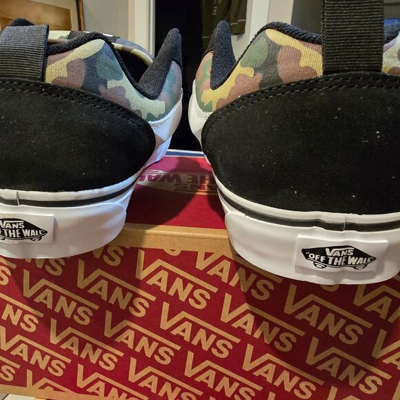 Vans Knu Skool Mens Casual Shoes Camo Green Black VN000D22YJ7 Size 12 NIB - Picture 6 of 13